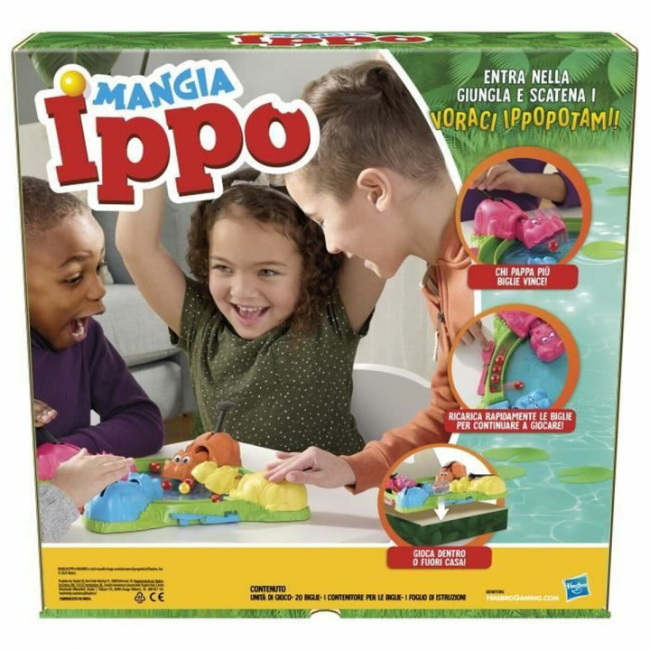 Bordspel Hasbro Mangia Ippo 30 x 7 x 30 cm 10 x 45 x 45 cm