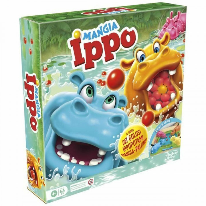 Bordspel Hasbro Mangia Ippo 30 x 7 x 30 cm 10 x 45 x 45 cm