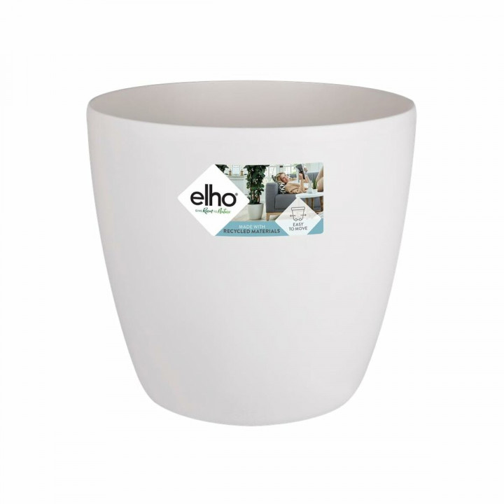 Vaso Elho Ø 47 cm Bianco Plastica Rotondo