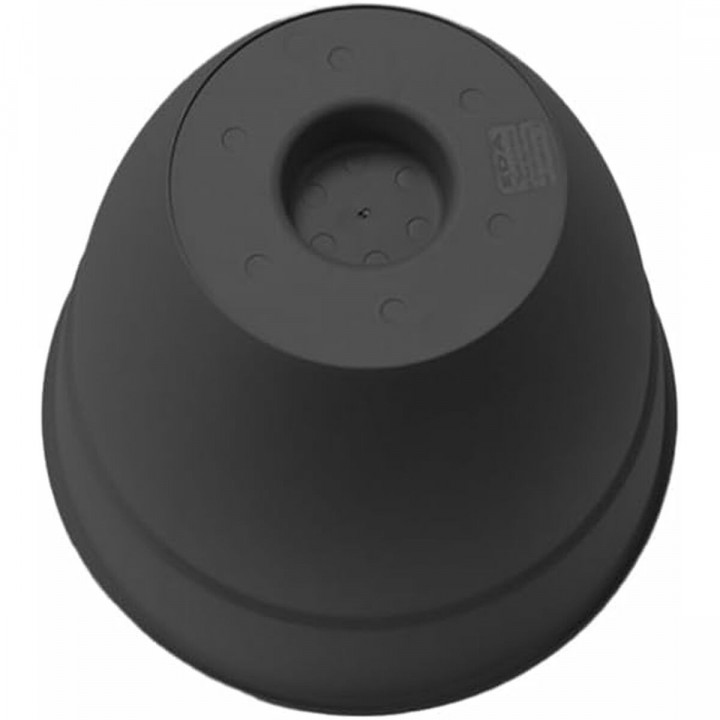 Bloempot EDA Grijs Ø 52 cm Donker grijs Plastic Cirkelvormig Modern