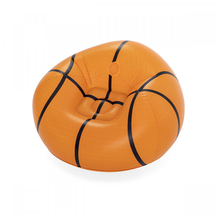 Bestway Sillon Hinchable Gigante Baloncesto 114x112x66 cm +6 Años Interior y Jardin 75103