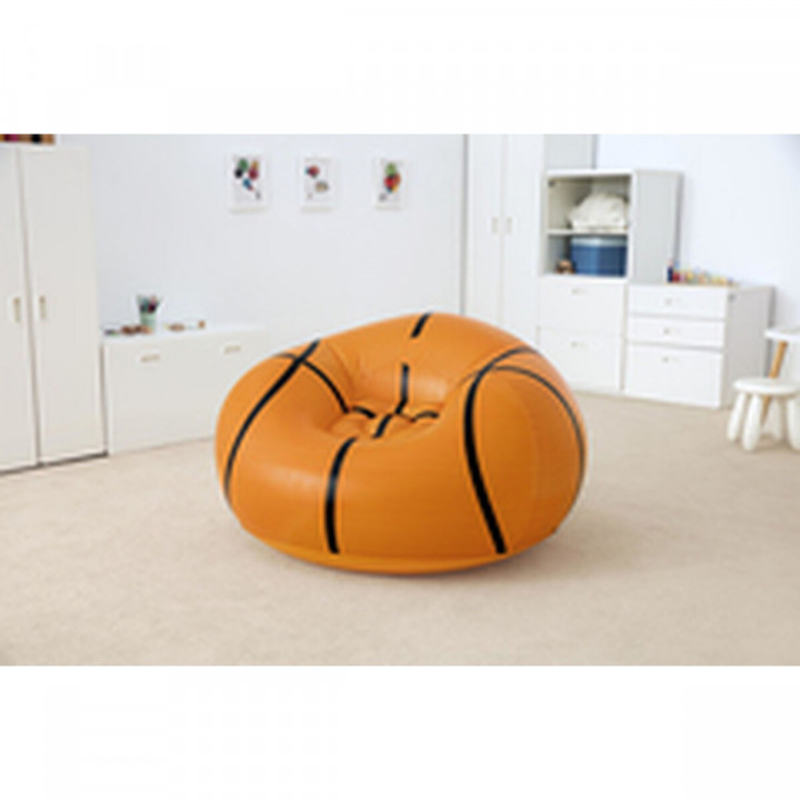 Bestway Sillon Hinchable Gigante Baloncesto 114x112x66 cm +6 Años Interior y Jardin 75103