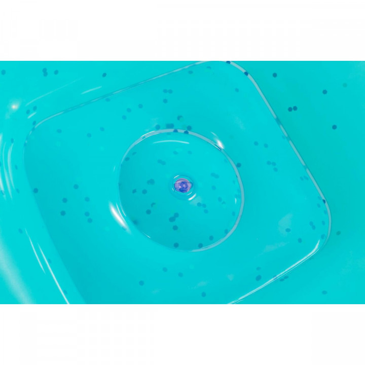 Bestway Sillon Hinchable Gigante Purpurina 114x112x66 cm +6 Años Interior y Jardin 75115