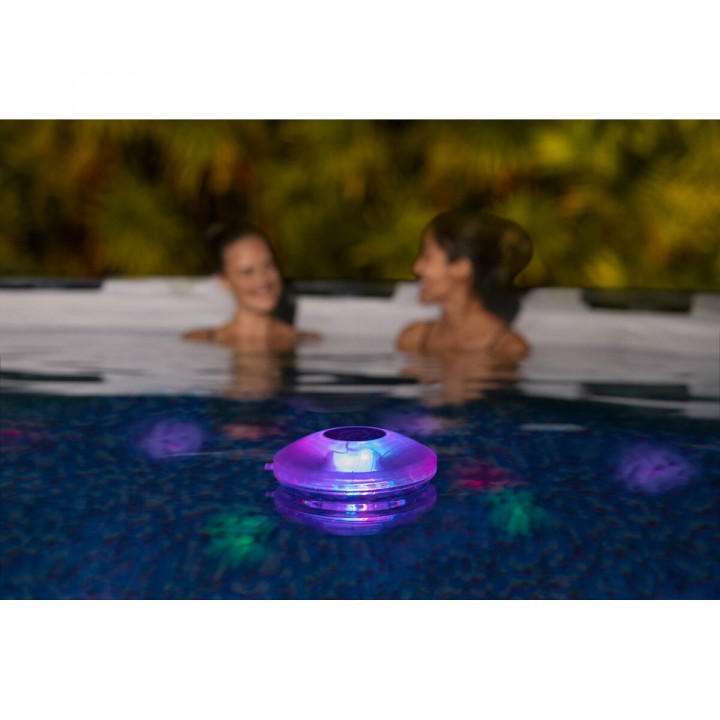 Luce Galleggiante a Energia Solare per Piscina Bestway Ø 14 cm (1 Unità)