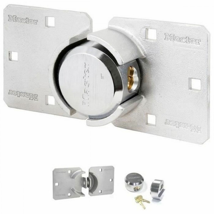 Candado de llave Master Lock Zinc Rectangular (4 Unidades)