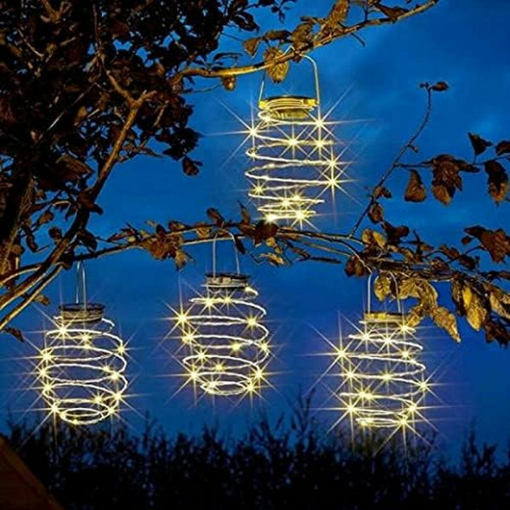 Decorazione luminosa Smart Garden Spiralight Grigio 4 Unità