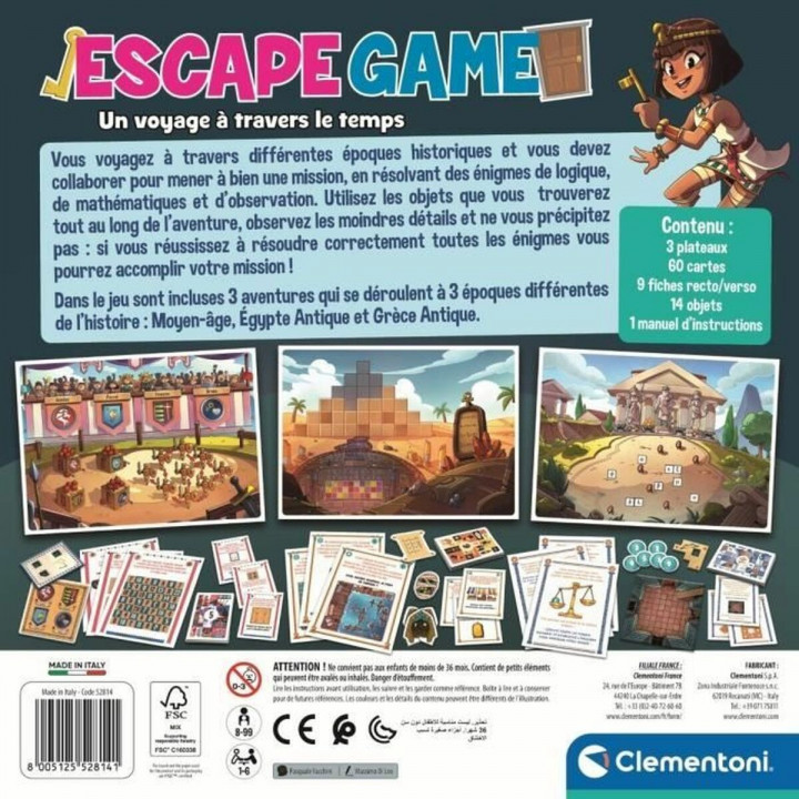 Bordspel Clementoni Escape Room 30 x 6 x 30 cm