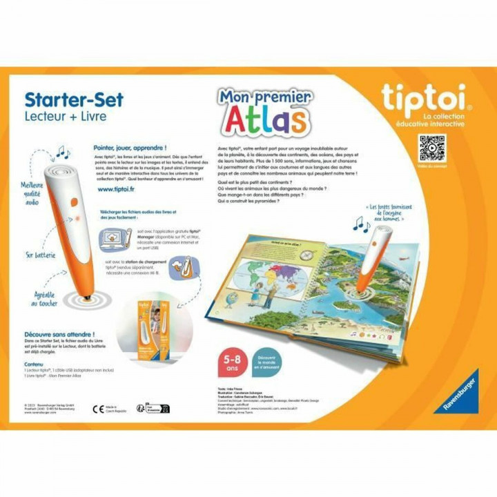 Gioco Educativo Ravensburger tiptoi® Starter Atlas 4005556001774 (FR)
