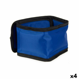 Hondenhalsband Mascow Blauw Zwart Polyester PVC Gel 6,5 x 1 x 45 cm Koelvloeistof (4 Stuks)