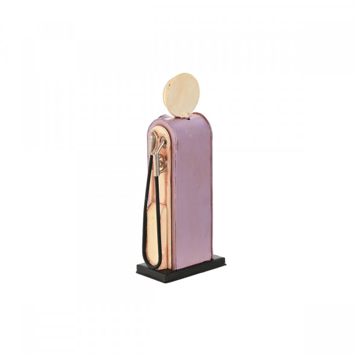 Statua Decorativa Home ESPRIT Magenta Pistacchio Vintage gasolinera 7 x 4 x 17 cm (2 Unità)