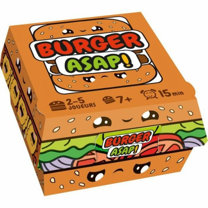 Bordspel Asmodee Burger ASAP 12 x 7 x 13 cm