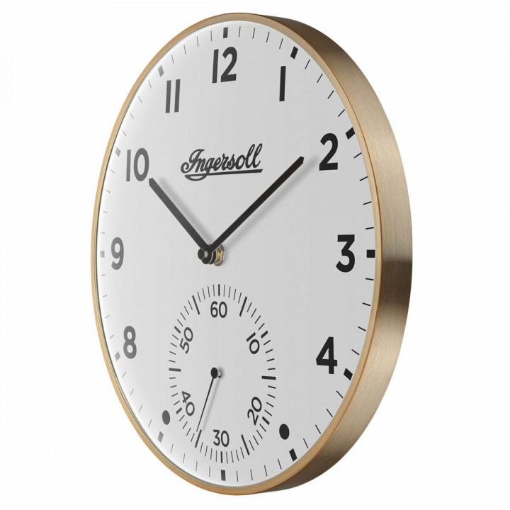 Muurklok Ingersoll 1892 IC003GW Wit