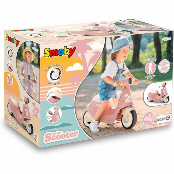 Driewieler Smoby scooter Roze