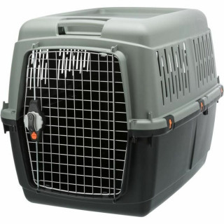 Cage de Transport Trixie Noir/Gris 60 x 61 x 81 cm Plastique