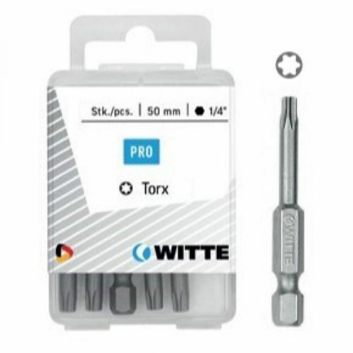 Set di punte WITTE Torx TX 40 5 Unità