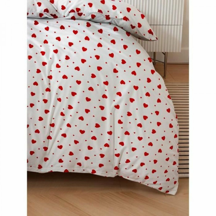 Parure de couette Rouge Lit king size 3 Pièces