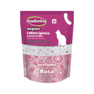 Sabbia per Gatti Inodorina MAGIQUE ROSE Rose 5 L