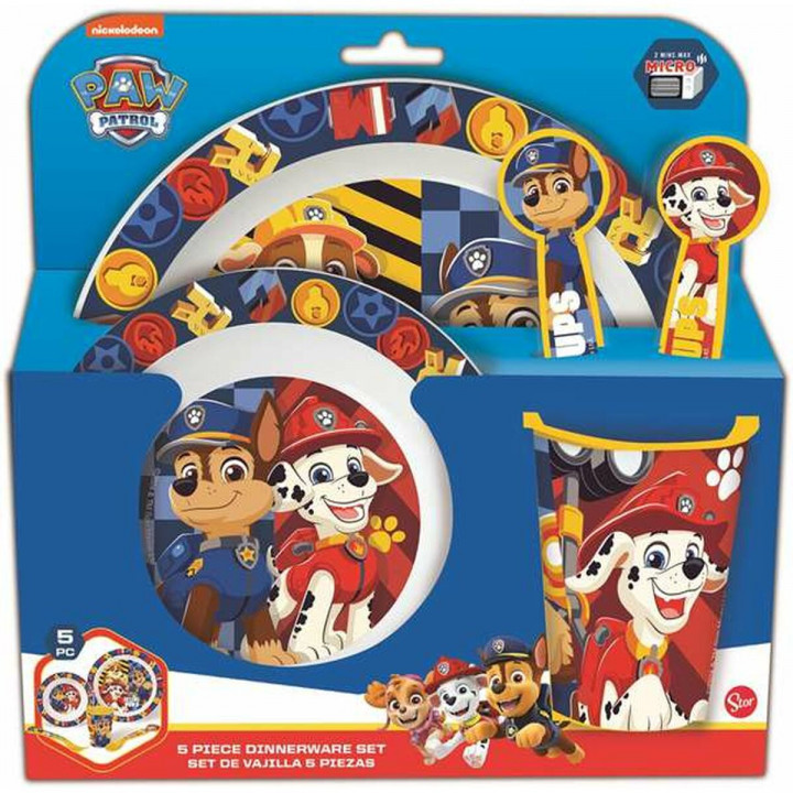 Children's dish set The Paw Patrol Boy Rescue Pups 5 Pieces