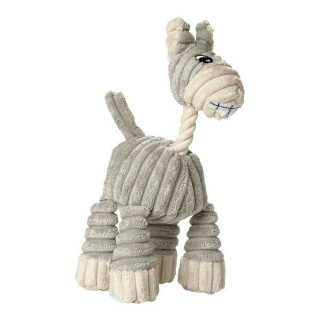 Peluche para perros Hunter Huggly Zoo Gris Algodón Burro