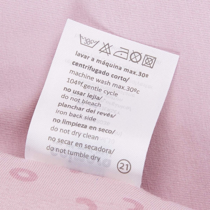 Jeu de draps pour berceau Colecho Rose clair Coton