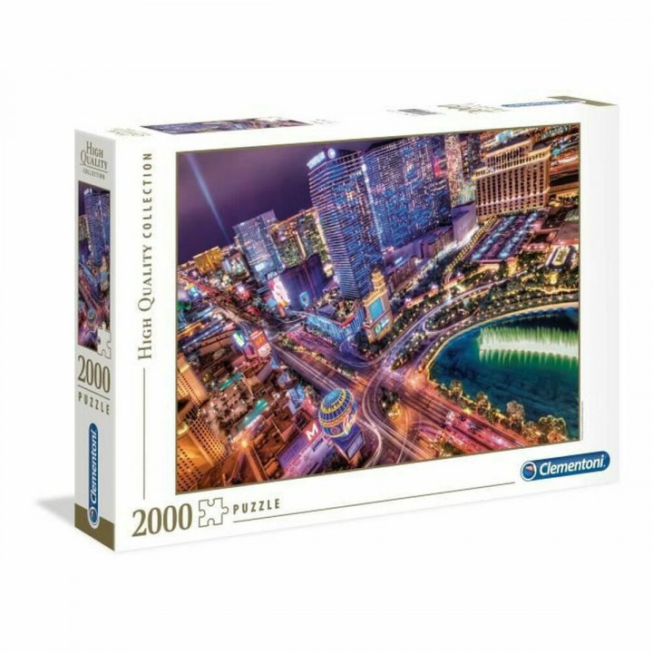 Puzzle Clementoni Las Vegas 97,5 x 66,8 cm 2000 Pezzi