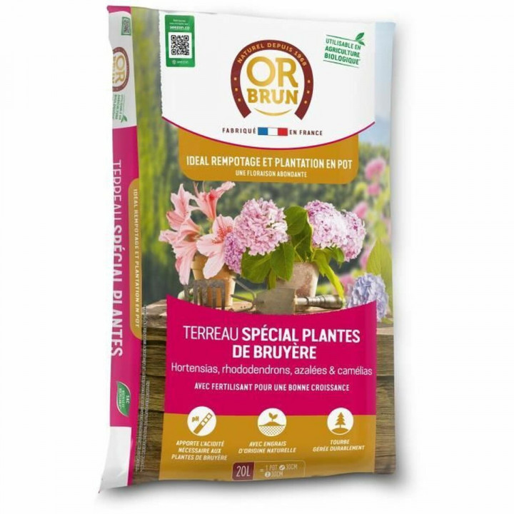 Terreau d'empotage OR BRUN 20 L