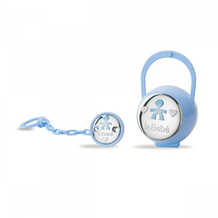 Boîte Range-Tétine leBebe LBK001 Bleu
