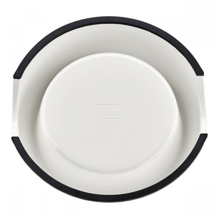 Futternapf für Hunde Hunter Melamine Edelstahl Weiß 350 ml (18,5 x 18,5 x 9,5 cm)