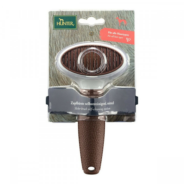 Backcombing brush Hunter Self-cleaning