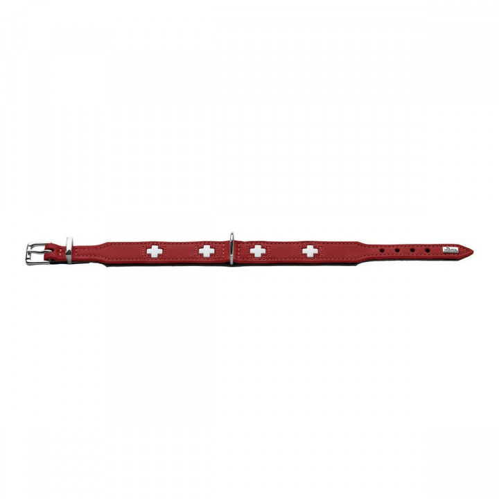 Collar para Perro Hunter Swiss Rojo/Negro (41-49 cm)