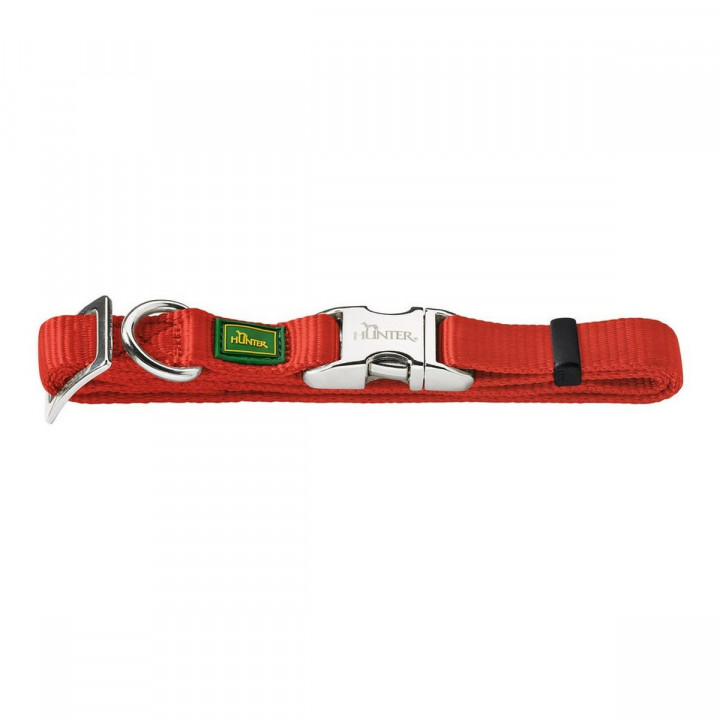 Collar para Perro Hunter Basic Alu-Strong Rojo Talla L (45-65 cm)