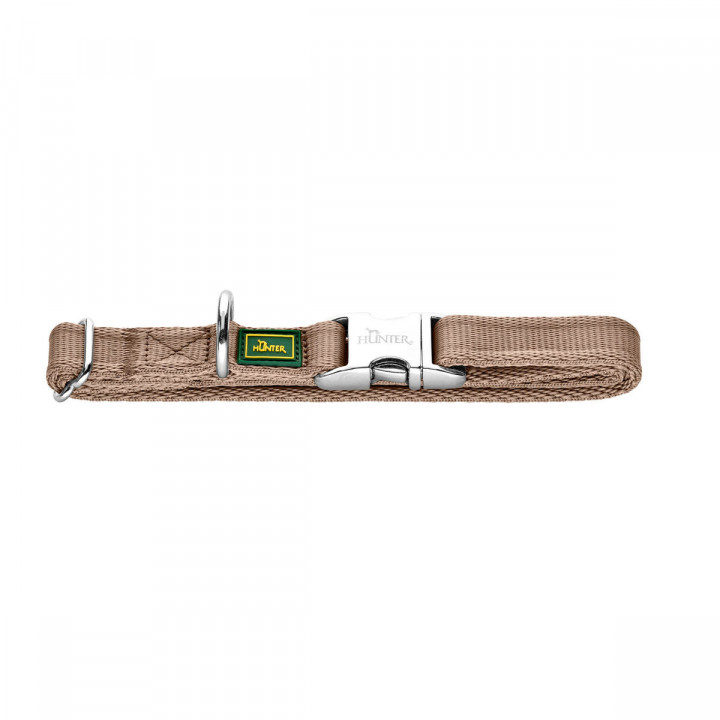 Hondenhalsband Hunter Inari Beige M 30-45 cm