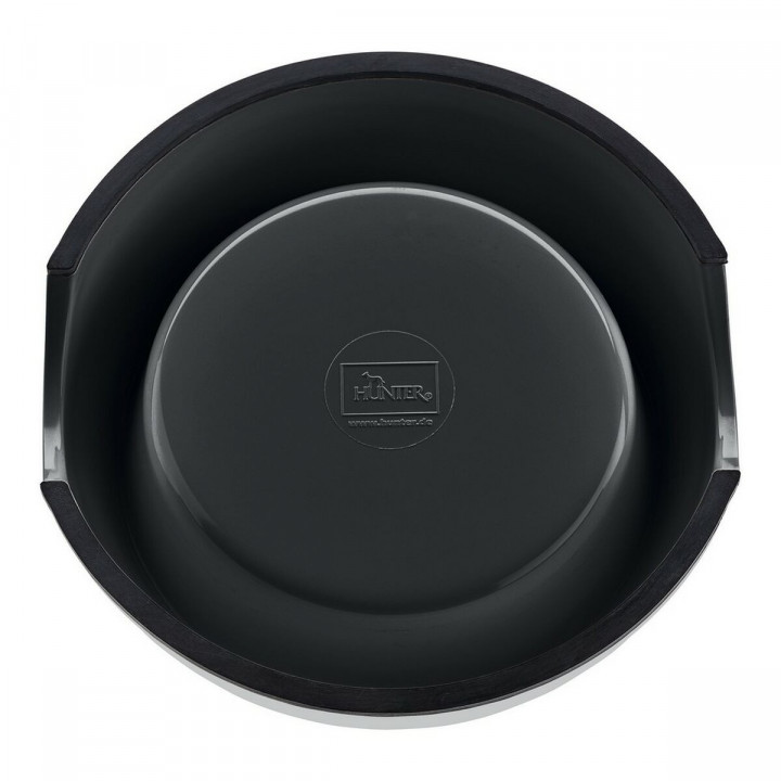 Voerbak voor honden Hunter Melamine Roestvrij staal Zwart 350 ml (18,5 x 18,5 x 9,5 cm)