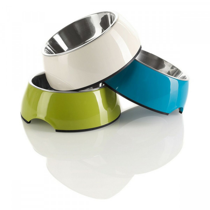 Ciotola per cani Hunter Melammina Acciaio inossidabile Nero 350 ml (18,5 x 18,5 x 9,5 cm)