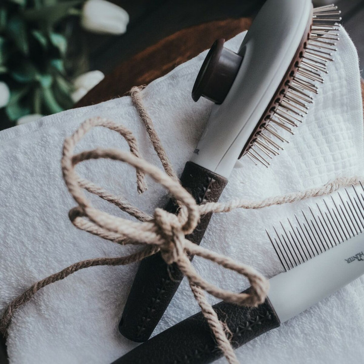 Peine Hunter Marrón Plástico Rastrillo