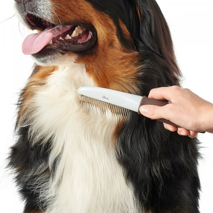 Haarstijl Hunter Bruin Plastic 12 Hark Draaiend