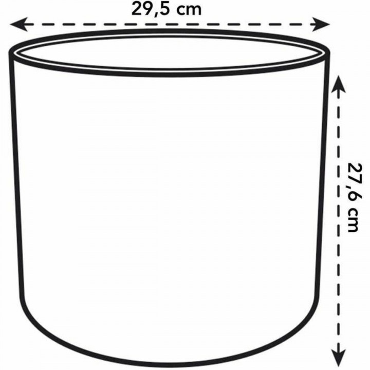 Bloempot Elho Wit Groen Plastic 30 x 30 x 28 cm