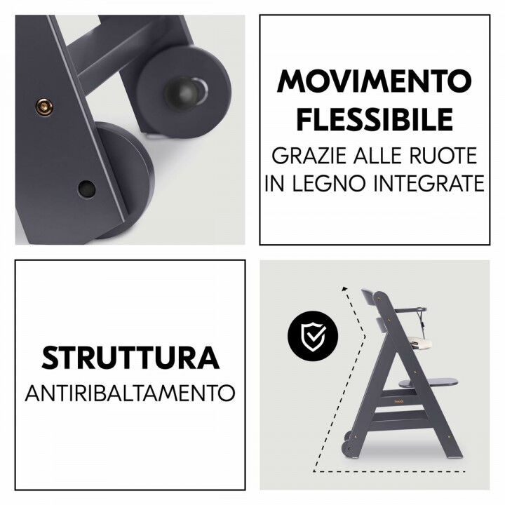 Seggiolone Hauck Marrone Grigio scuro