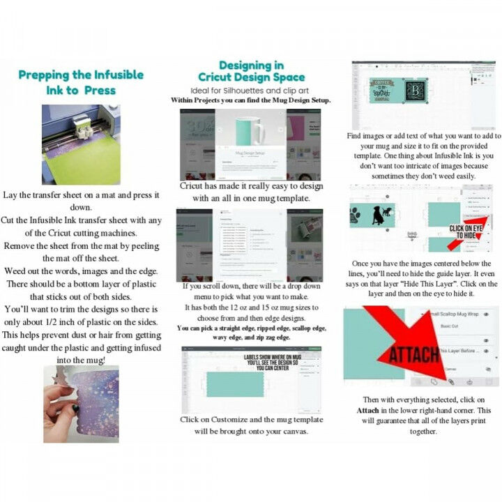 Warmteplaat voor kopjes Cricut Transferpresse Mugpress