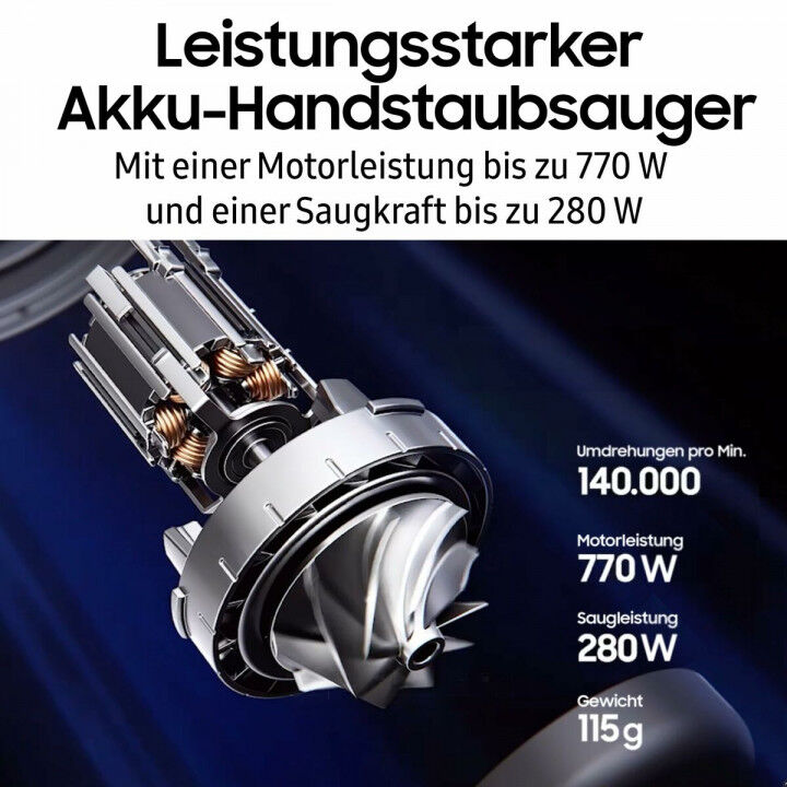 Besenstaubsauger Samsung AI Jet PetPRO 770 W