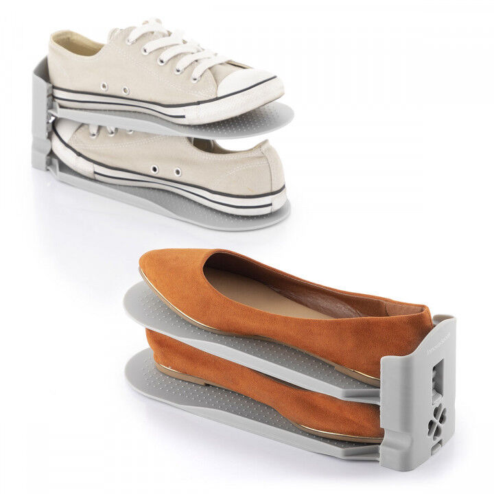 Verstelbare schoenenorganizer Sholzzer InnovaGoods 6 Stuks