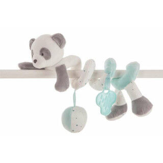 Spirale d'activités 25 cm Ours Panda Turquoise