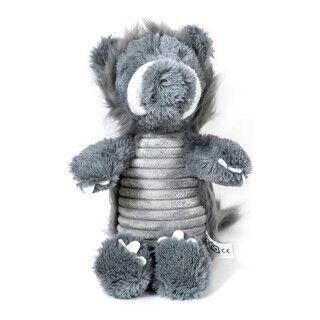 Knuffel voor honden Gloria Grijs Polyester Polypropyleen Monster 20 x 35 cm