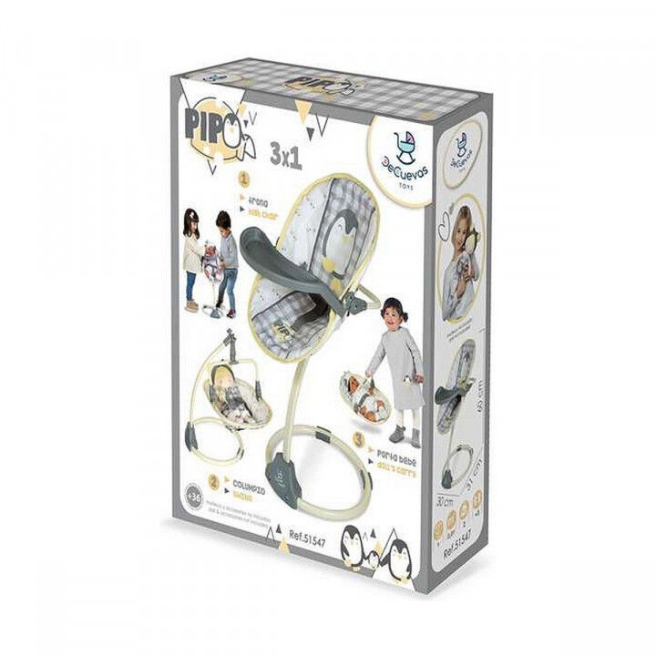 Kinderstoel Decuevas Pipo 30 x 31 x 60 cm 3 in 1 Schommel