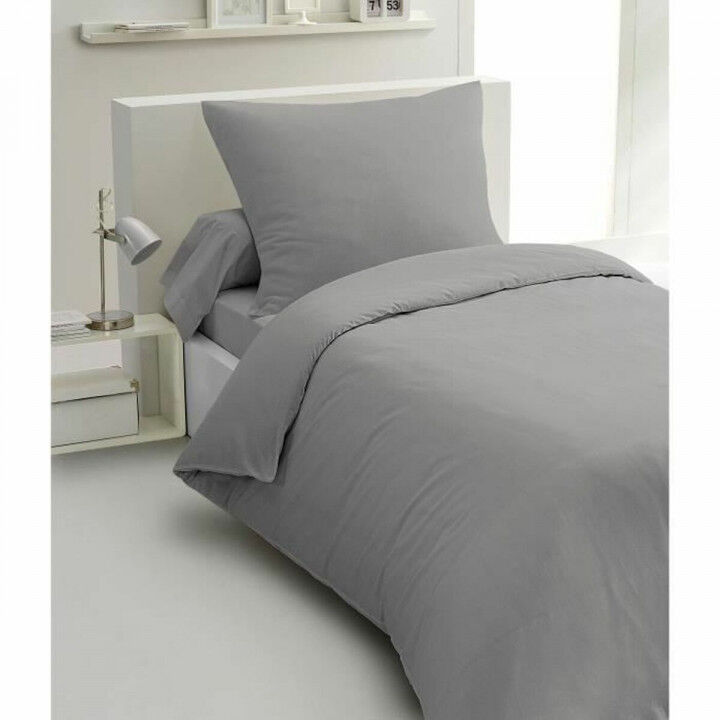Set di copripiumino HOME LINGE PASSION Grigio chiaro Ala francese 2 Pezzi