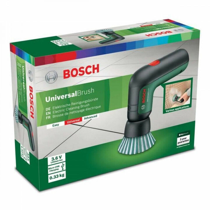 Cepillo de Limpieza BOSCH Universalbrush USB Cepillo 3 Piezas