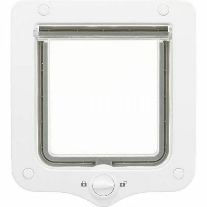 Cat Flap Trixie White Plastic
