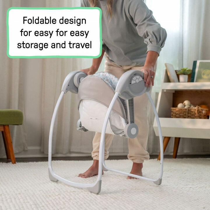 Baby-Liegestuhl Ingenuity Grau 54,6 x 79 x 65 cm