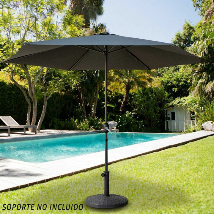 Parasol Aktive Antracita Ø 3,8 cm 300 cm Aluminio