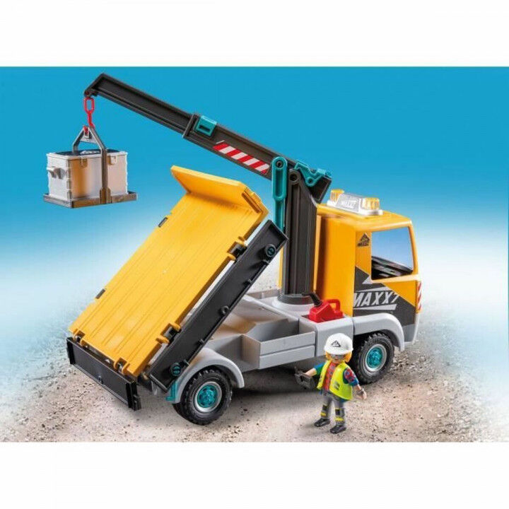 Camion con Gru Playmobil 71750 Azzurro